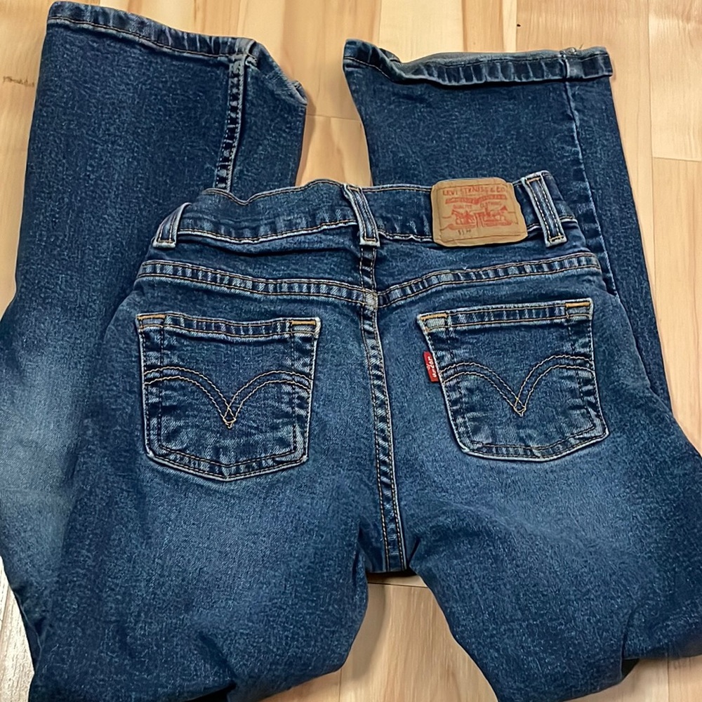 Levi’s girls stretch flare regular jeans GUC